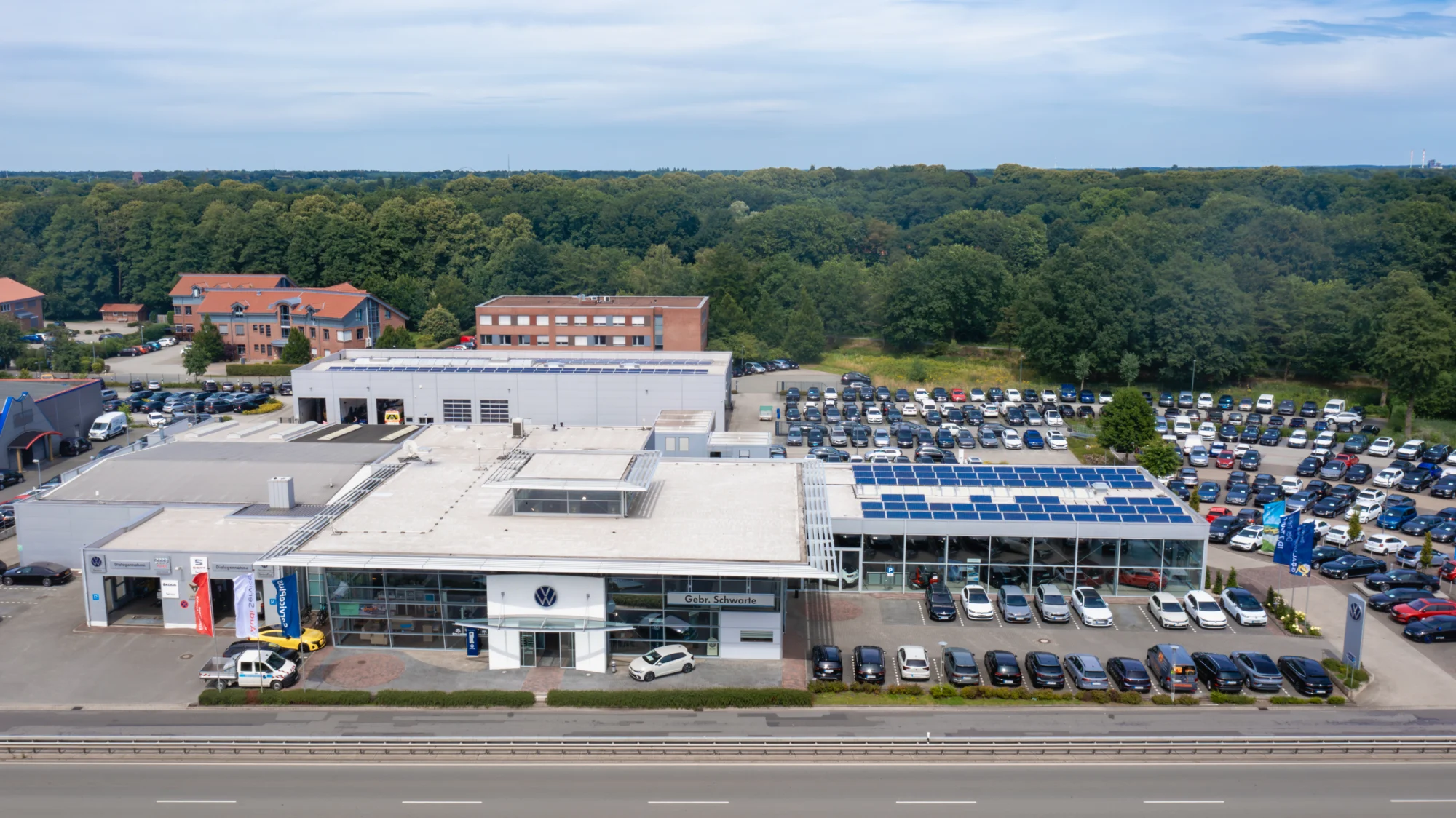 Luftaufnahme Standort Gebr. Schwarte Meppen