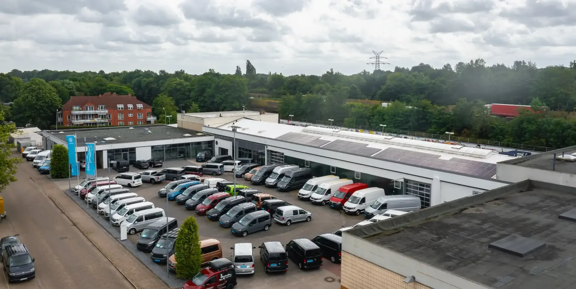 Luftaufnahme Standort Nutzfahrzeug Zentrum Oldenburg