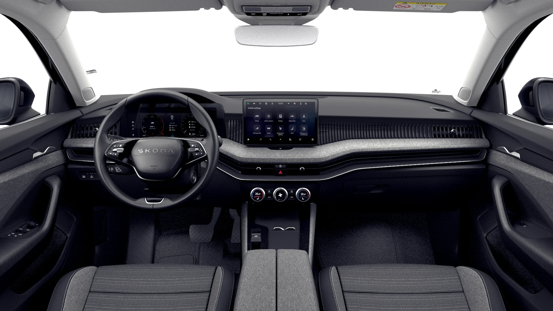 Skoda Superb Selection in Schwarz von Innen