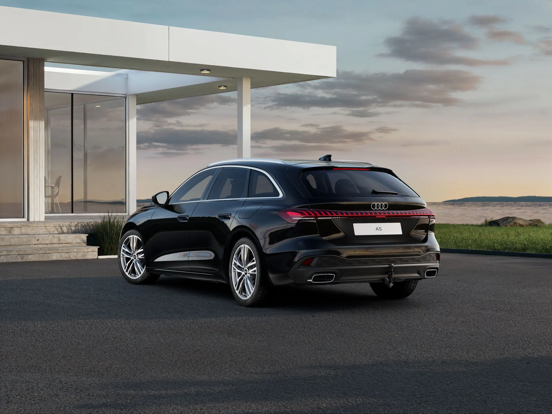 A5 Avant e hybrid heck
