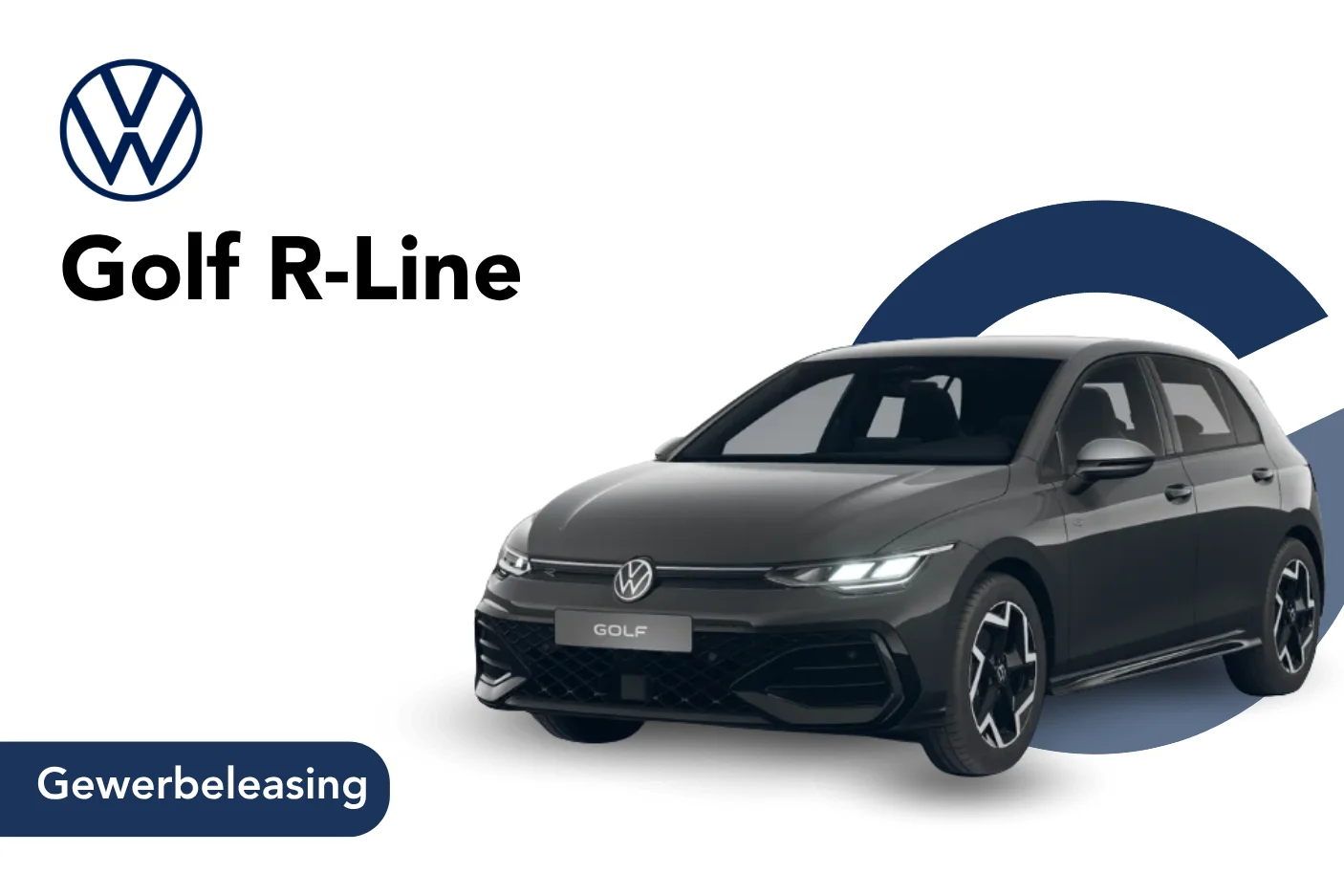 VW Golf R-Line in Urannograu