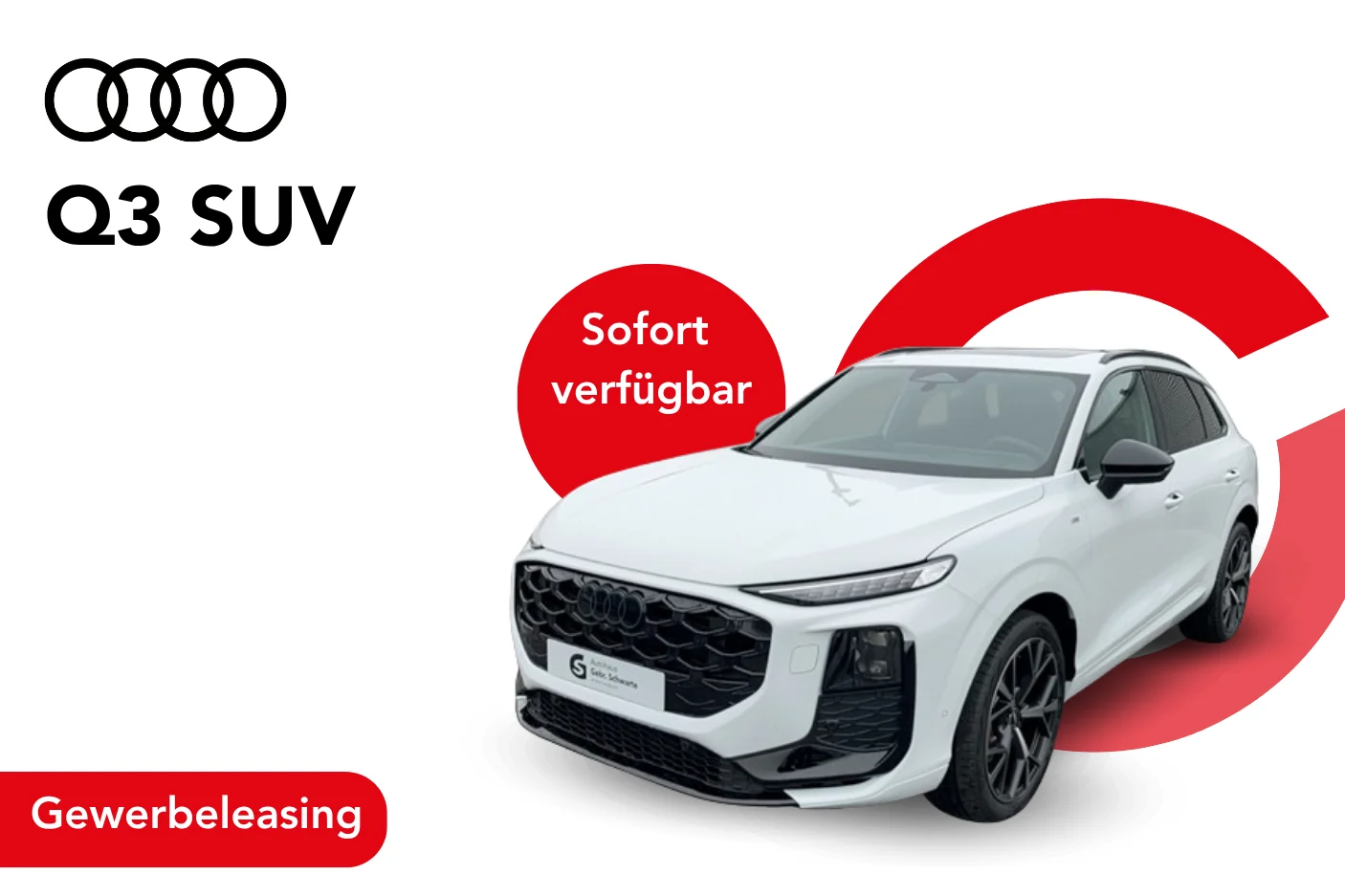 Angebotsbild Q3 SUV Gewerbeleasing