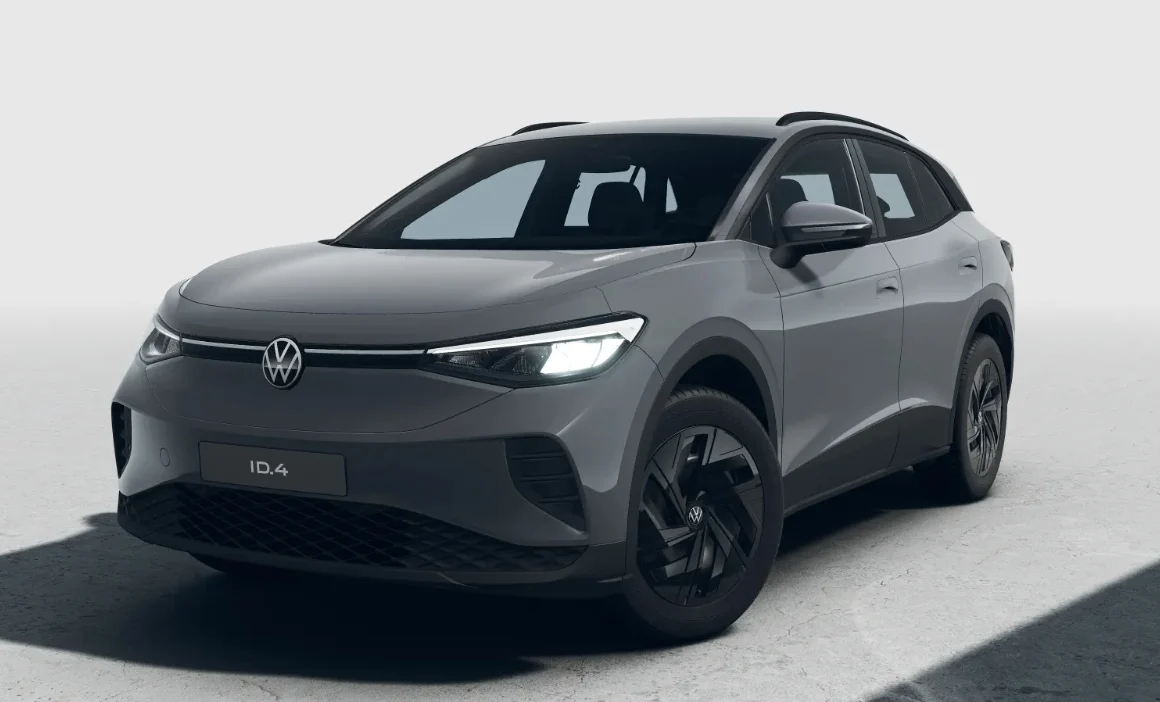 VW ID.4 Pro in Grau von Vorn