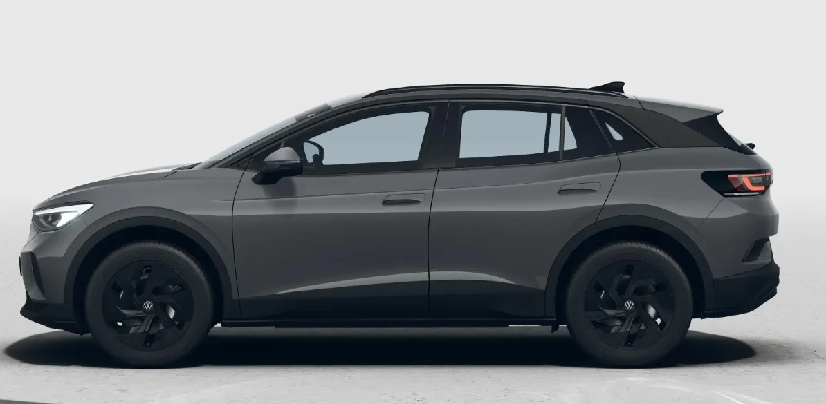 VW ID.4 Pro in Grau von der Seite