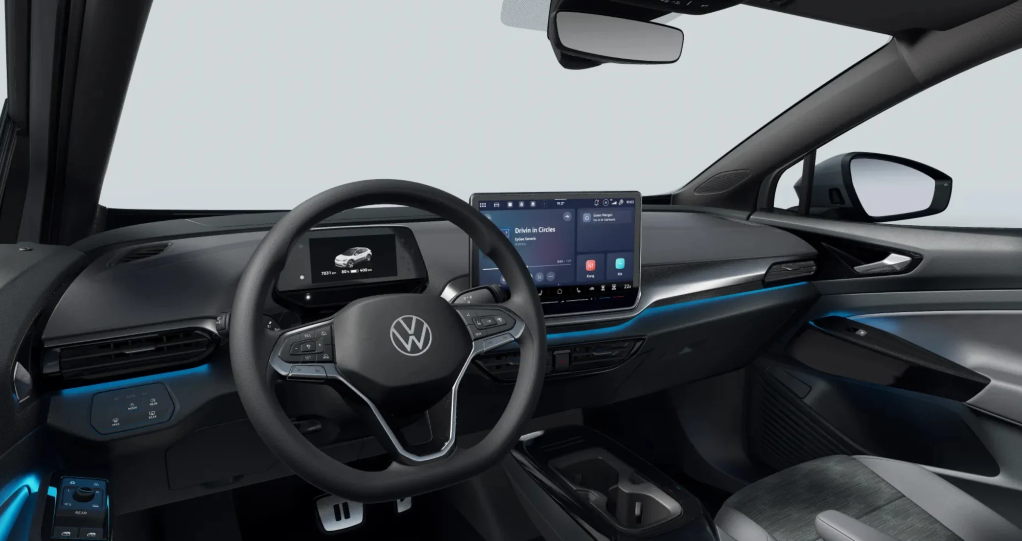 VW ID.4 Pro in Grau von Innen