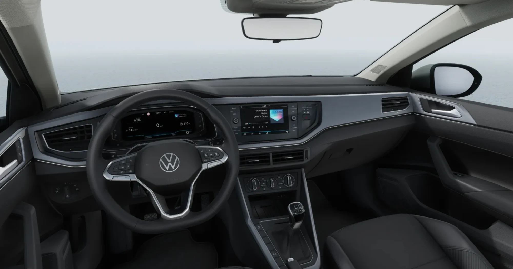 VW Taigo Style in weiß von Innen