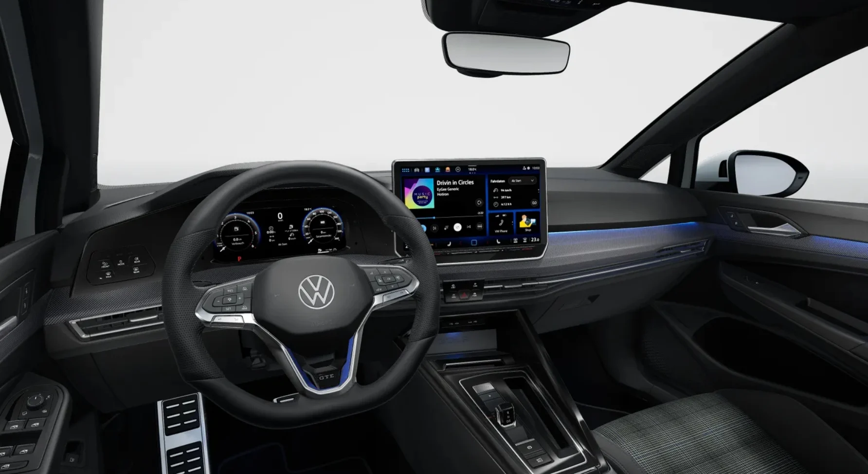 VW Golf GTE von Innen