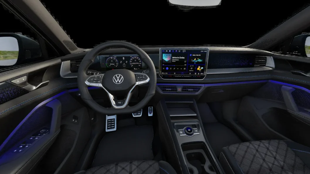 VW Tayron R Line E Hybrid von Innen
