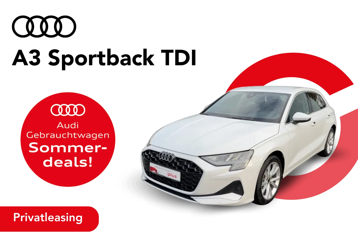 Angebotsbild A3 Sportback TDI Sommerdeals