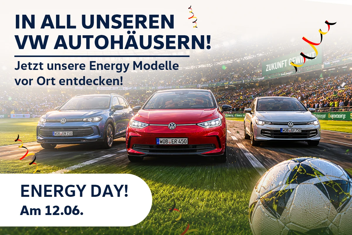 Aktionsgrafik Energy Day VW am 12.06.