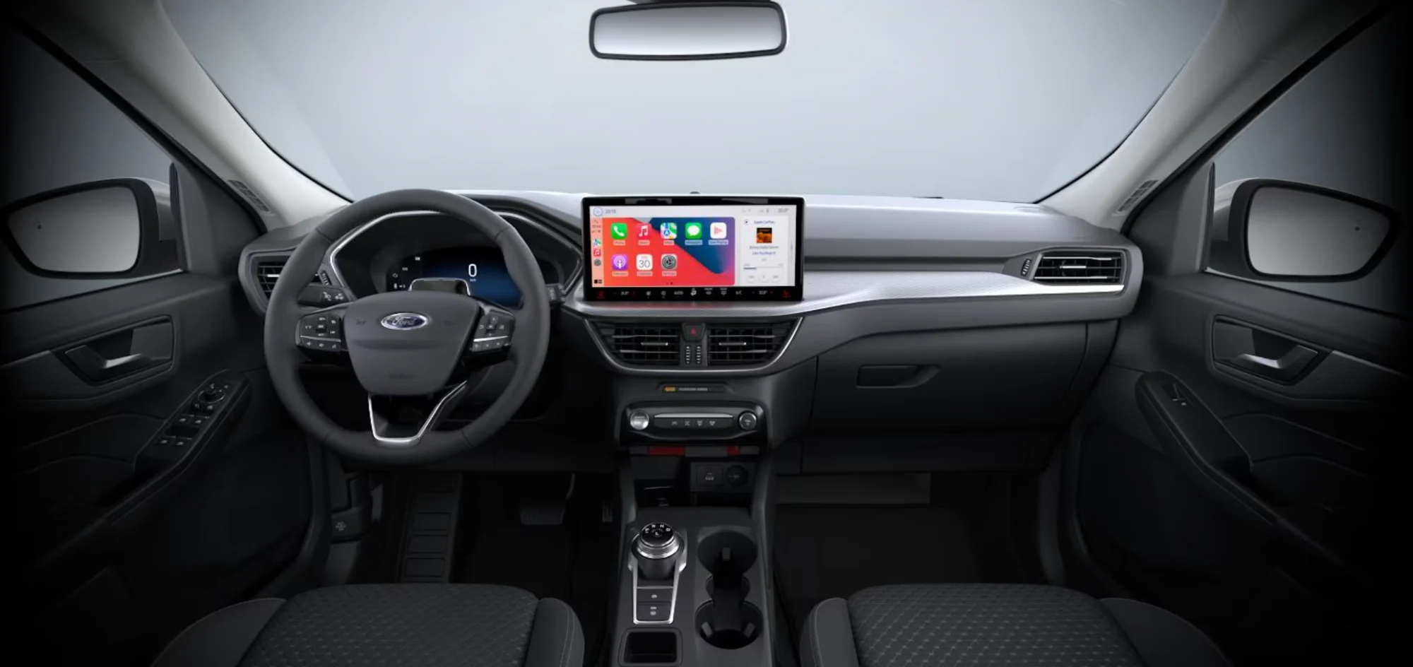 Ford Kuga in Weiß von Innen