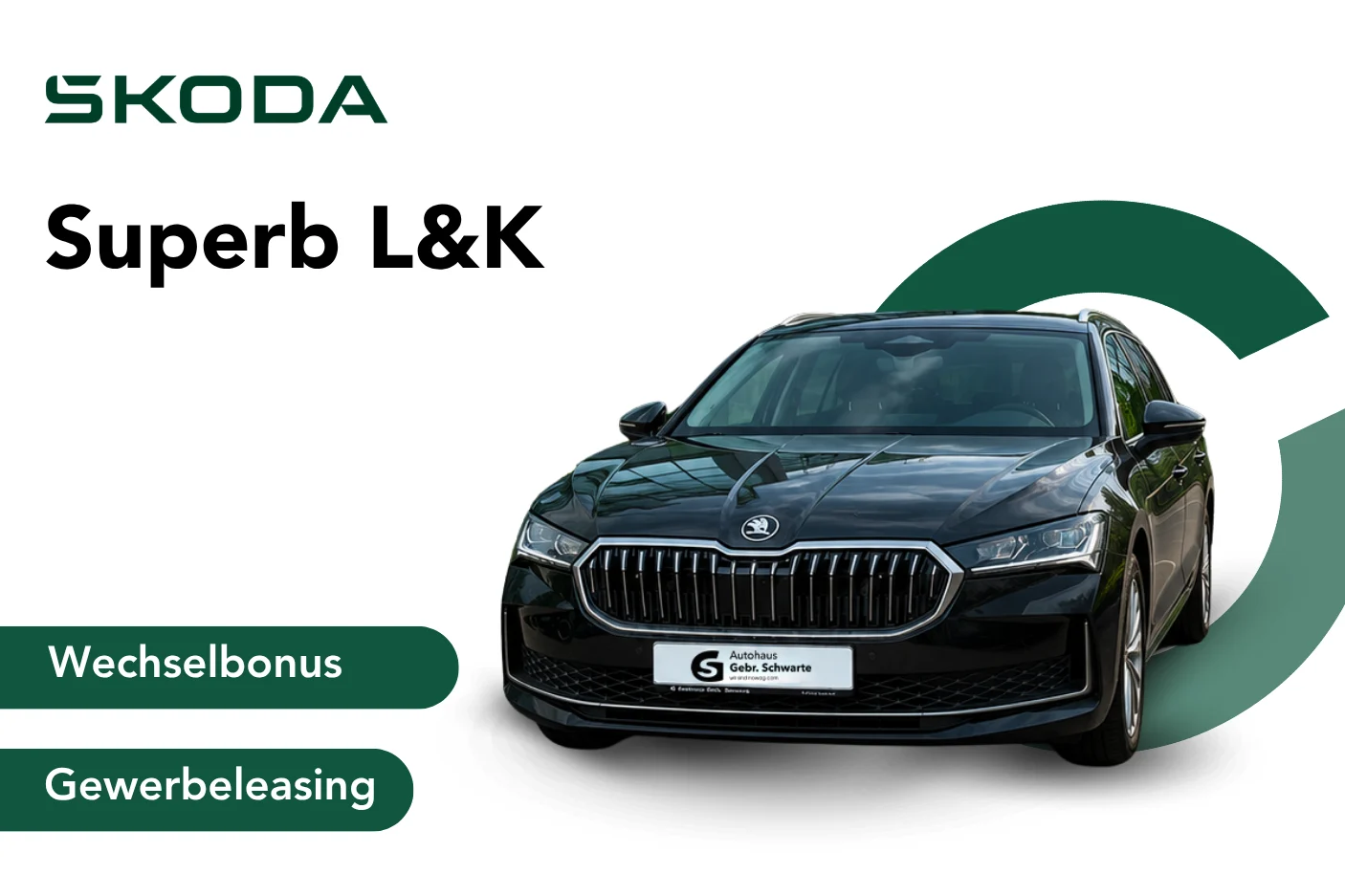 Skoda Superb L&K Angebotsbild Gewerbe