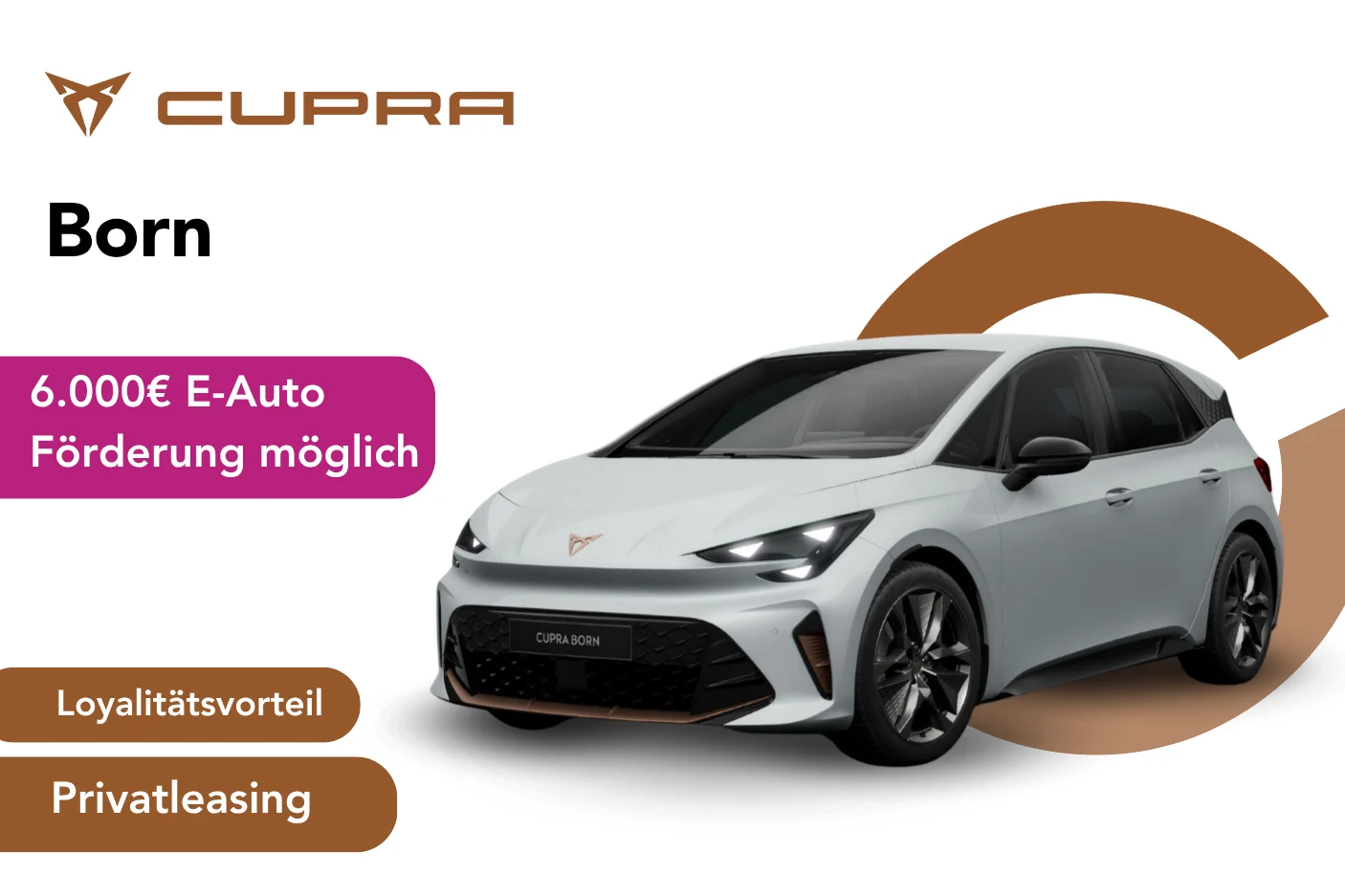 30595399 Cupra Born White Loyalitäts EFörderung Angebotsbild