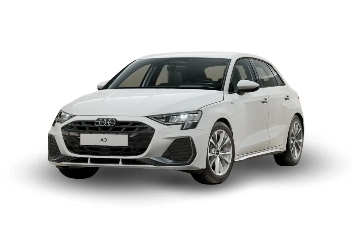 A3 Sportback in Weiß freigestellt APT7GB6B