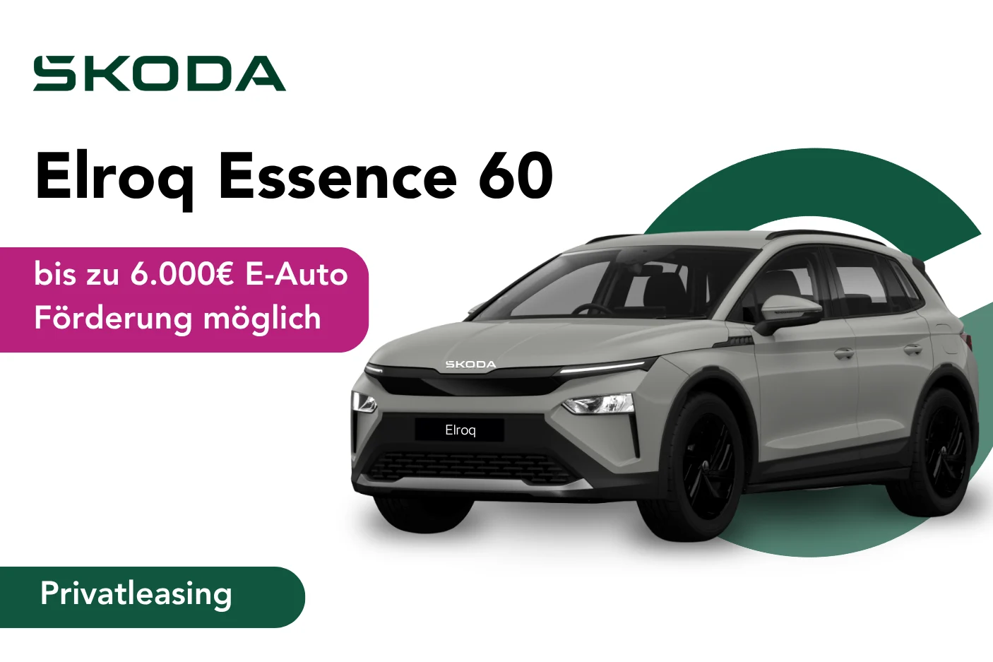 Skoda Elroq Essence 60 Angebotsbild Neu