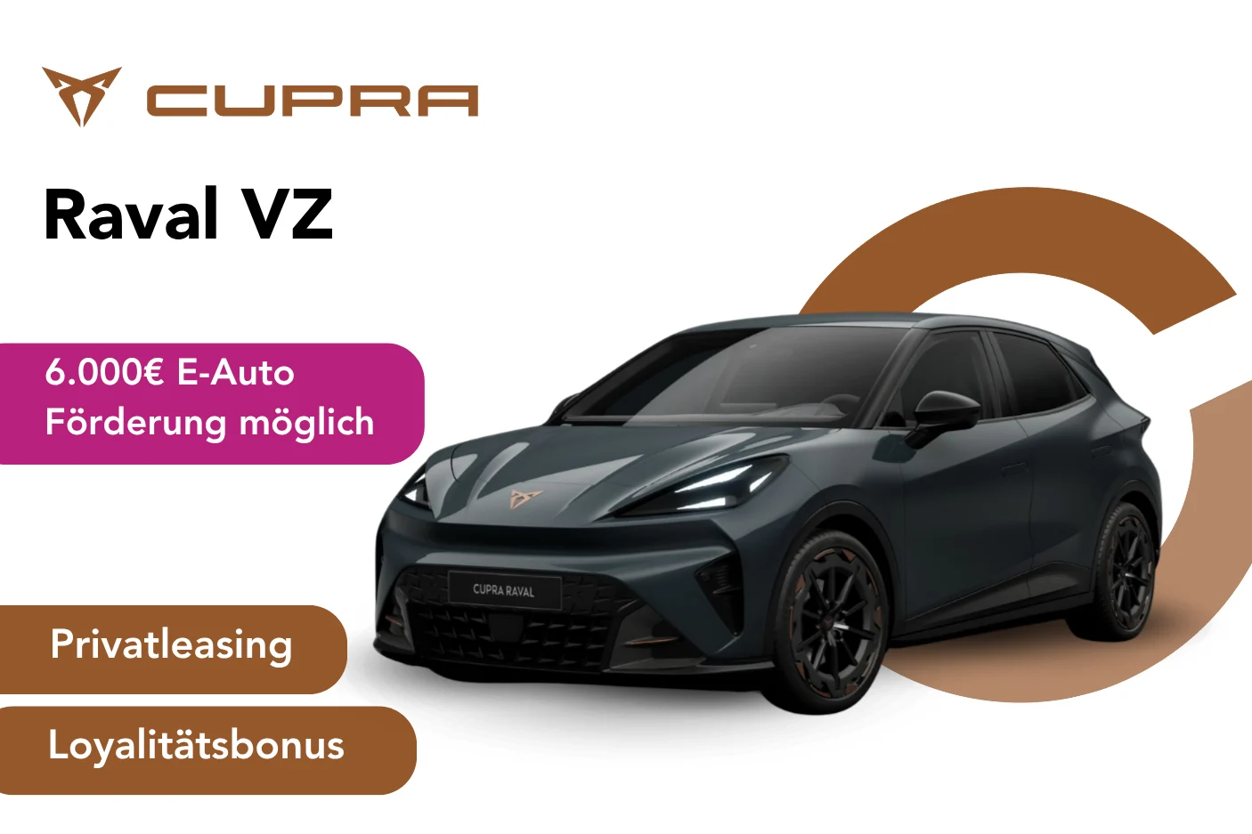 Cupra Raval VZ Privatleasing Angebotsbild